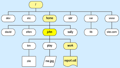 file system tree