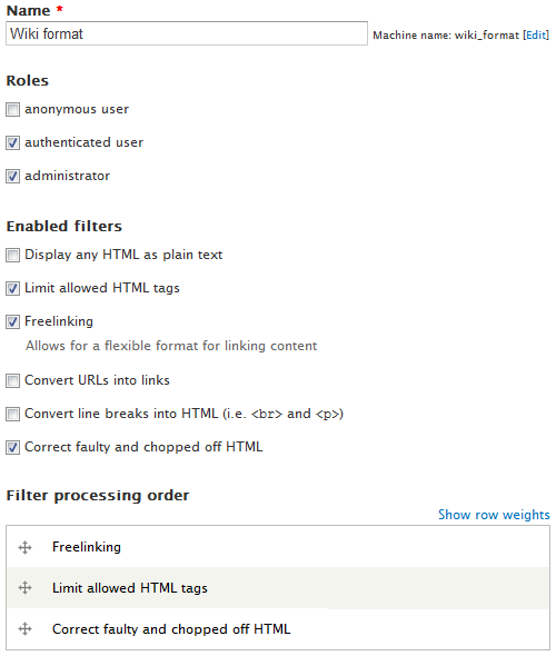 config