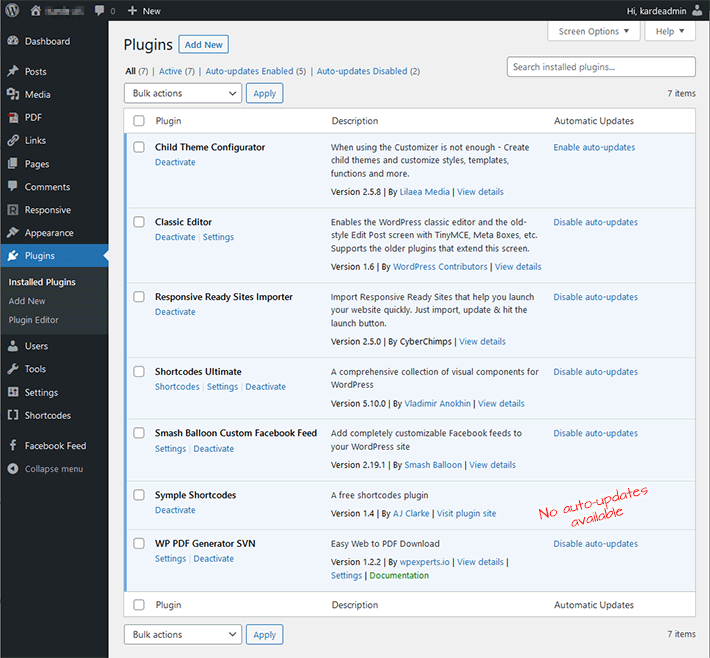 No auto-updates available. plugins01.png