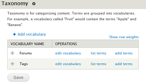 Taxonomy.